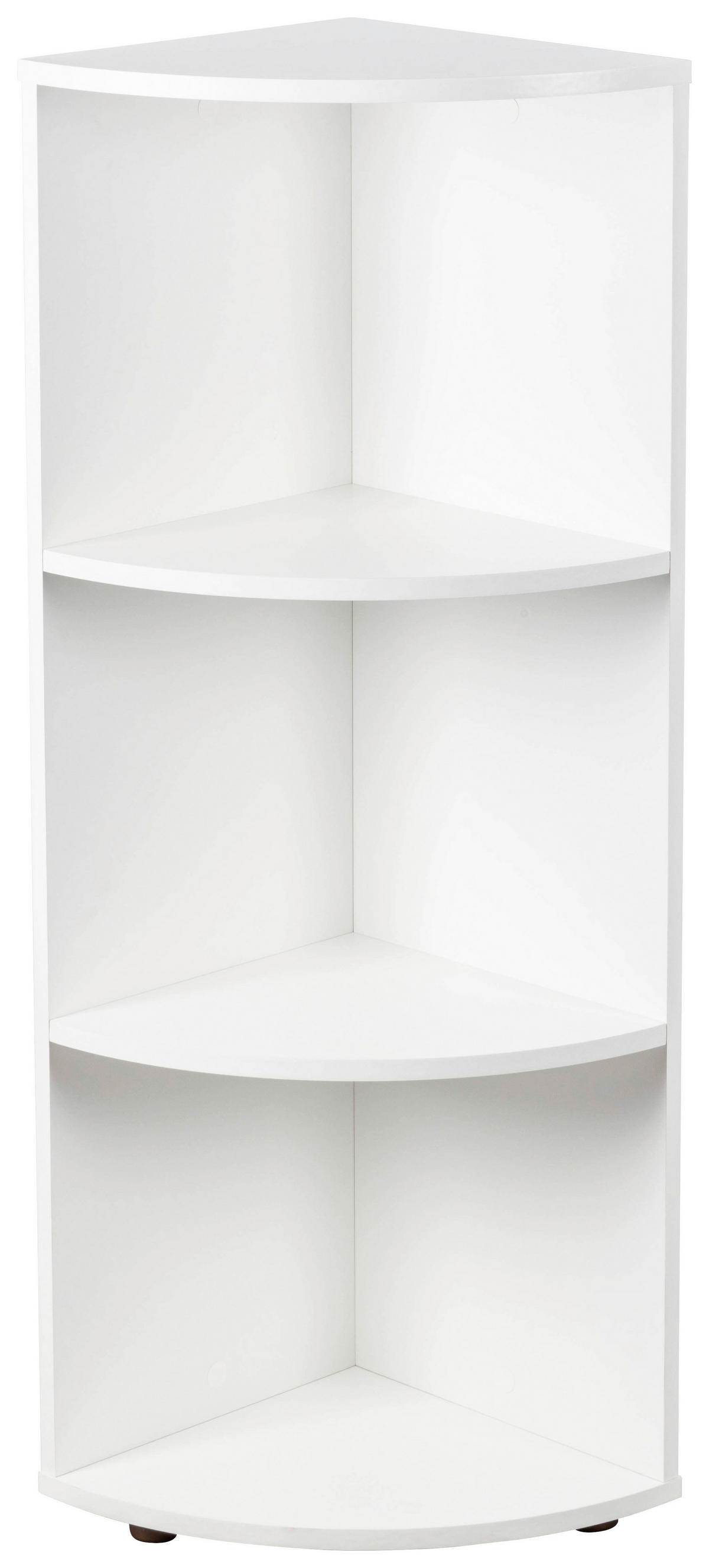Eckregal Nuoro ER2 weiß beschichtet Nachbildung B/H/L: ca. 33x110x34,4 cm Nuoro ER2 - weiß (34,40/33,00/110,00cm) - Inter Link