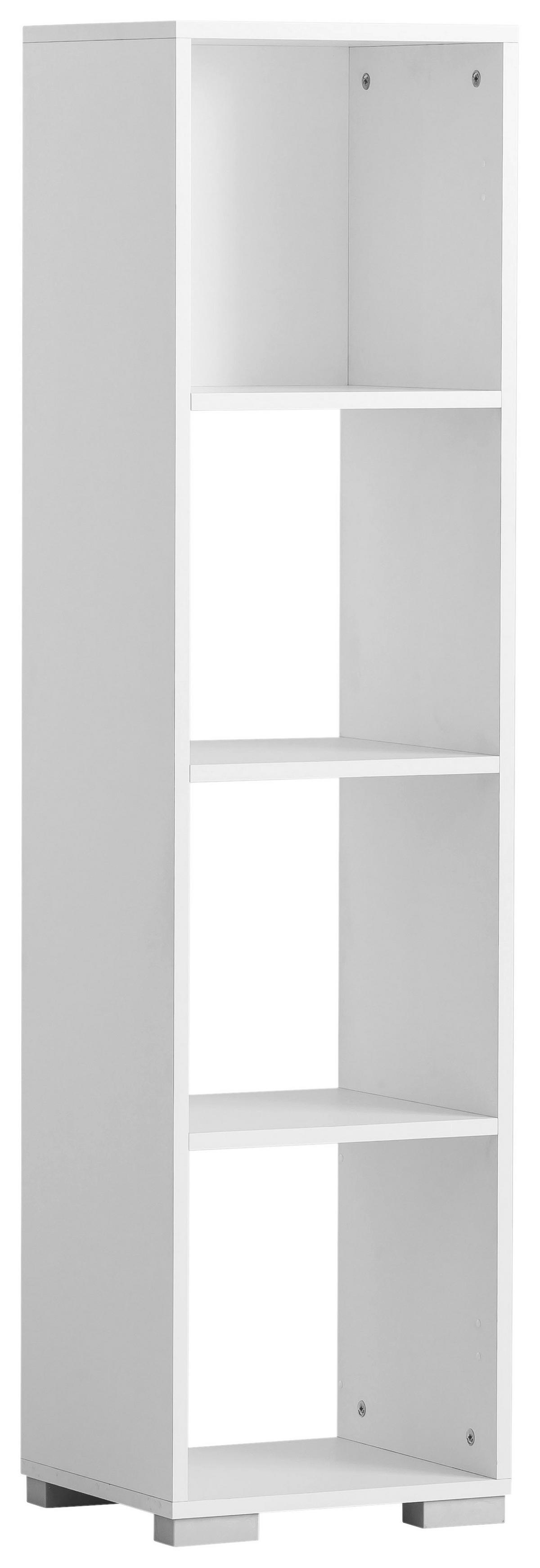 Regal Carlos perlweiß Optik B/H/T: ca. 36,3x142,7x33 cm Carlos - (36,30/142,70/33,00cm) - Möbelpartner