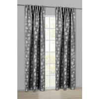 Kombivorhang Claudia grau B/L: ca. 140x245 cm Claudia - silber/grau (140,00/245,00cm)