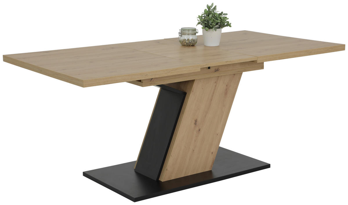 Esstisch JEANETTE Eiche Artisan Nachbildung B/H/T: ca. 140x76x90 cm JEANETTE - Eiche (140,00/76,00/90,00cm) - Hela