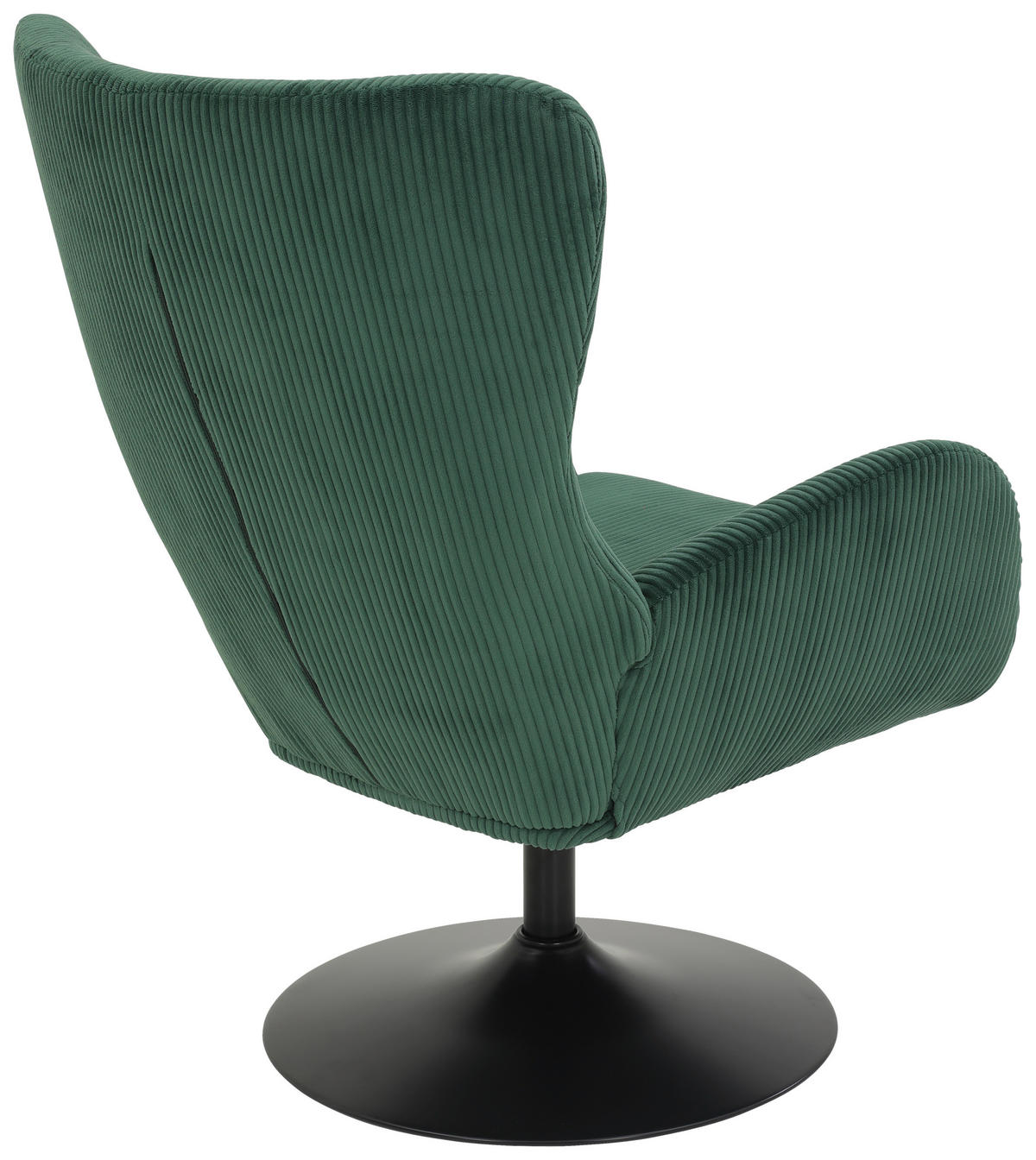 Sessel Samos grün Microfaser B/H/T: ca. 72x96x81 cm Samos - schwarz/grün (72,00/96,00/81,00cm)