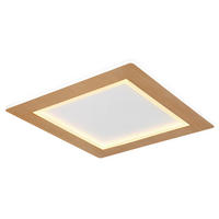 GLOBO LED-Deckenleuchte weiß Opal Acryl Metall B/H/T: ca. 40x5x40 cm CLAY - weiß/Opal (40,00/5,00/40,00cm) - GLOBO