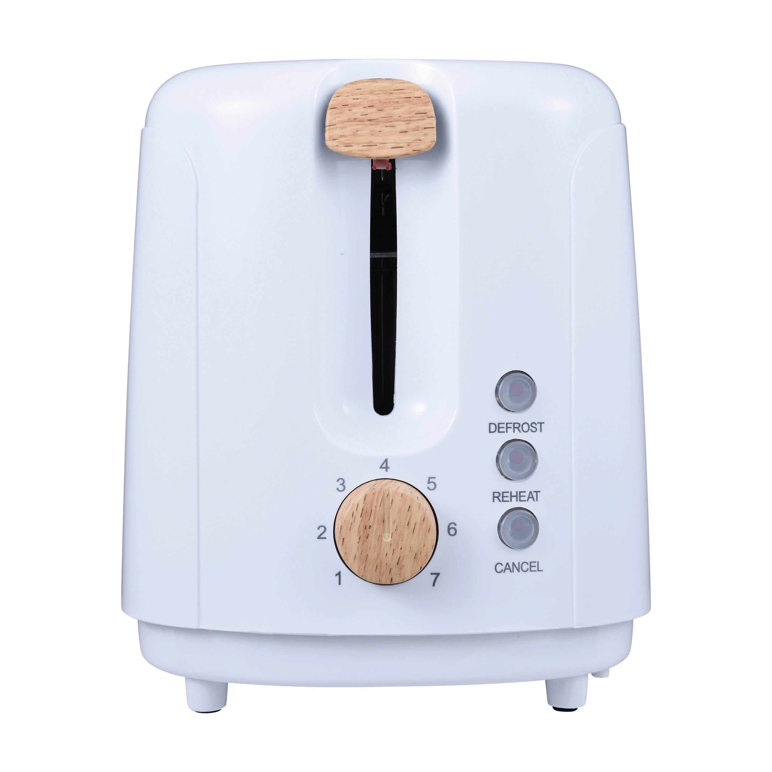 BERGNER Toaster weiß Kunststoff B/H/L: ca. 16x18,5x29,5 cm NATURALLY - weiß (29,50/16,00/18,50cm) - BERGNER