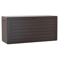 Prosperplast Aufbewahrungsbox WOODEBOX dunkelbraun Kunststoff B/H/L: ca. 43,8x55x116 cm WOODEBOX - dunkelbraun (116,00/43,80/55,00cm) - Prosperplast
