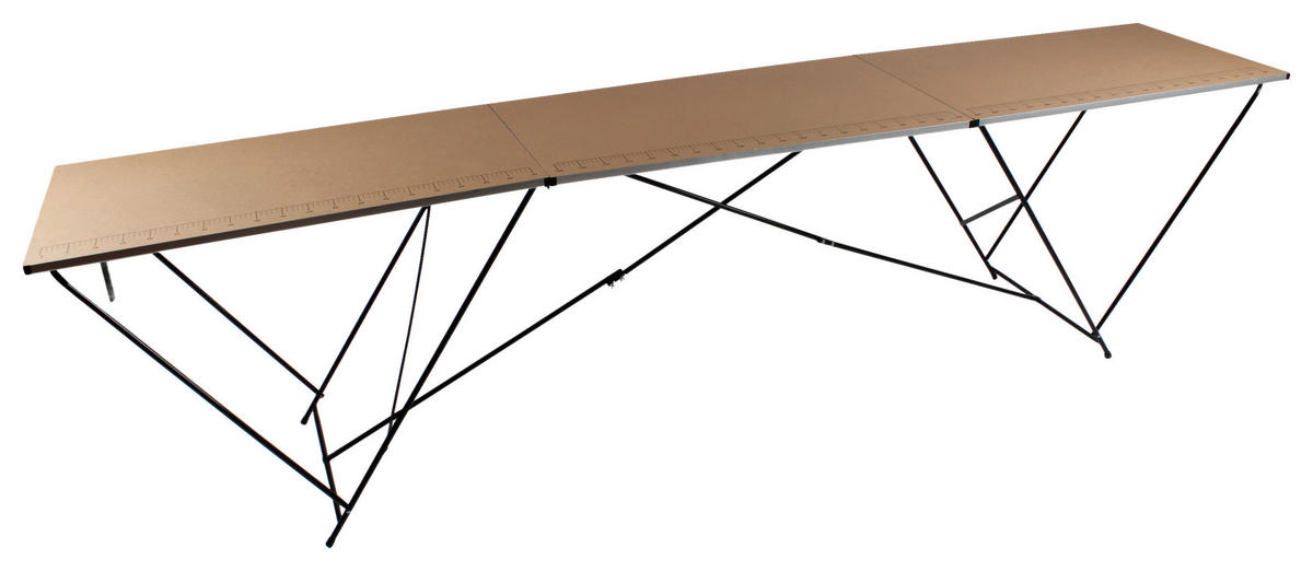 Tapeziertisch B/H/L: ca. 58x76x295 cm Alu-Tapeziertisch 295x58x76 - (295,00/58,00/76,00cm)