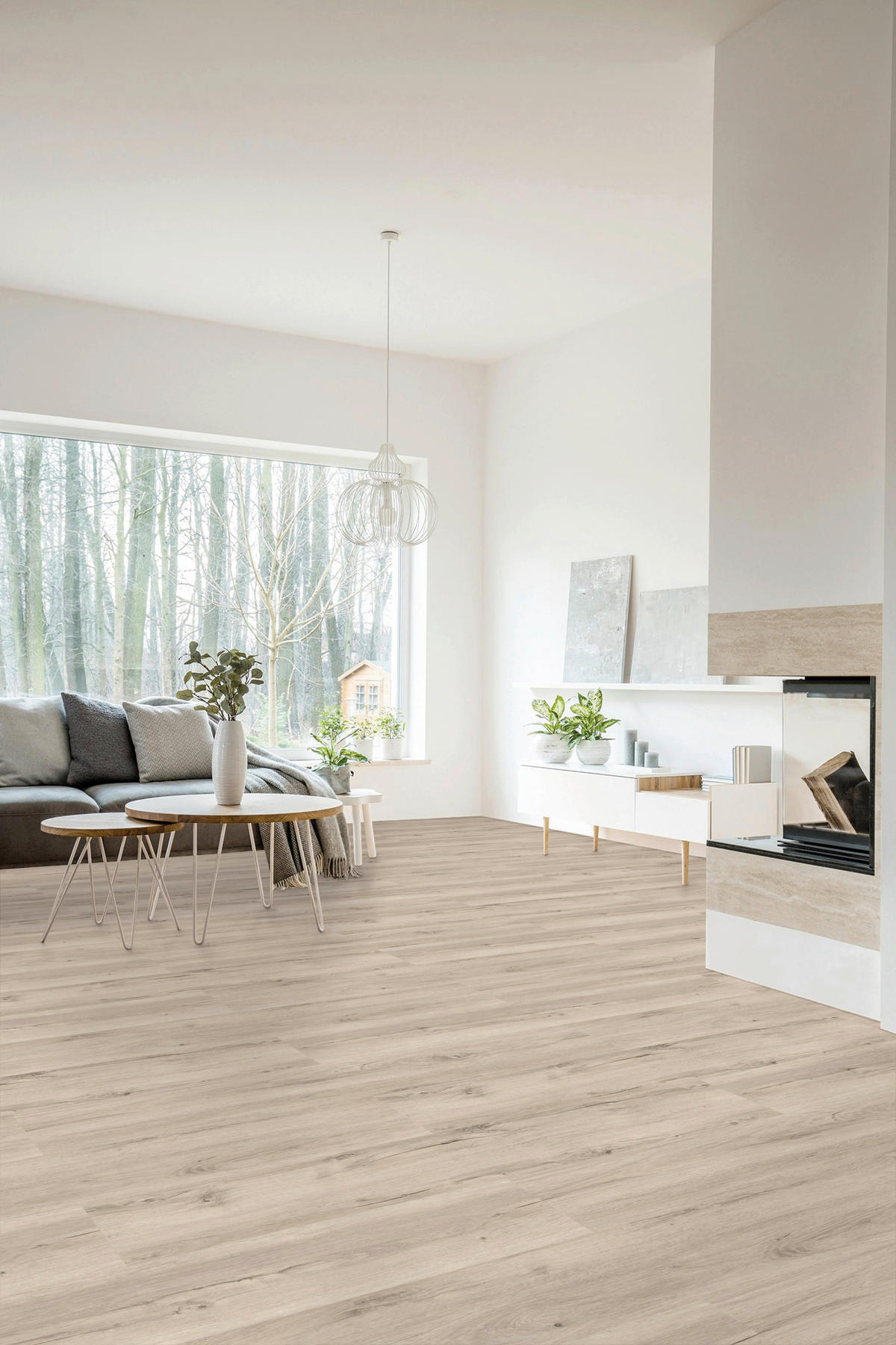 Click-Vinylboden Brocker Feld ca. 2,782 m² im Paket  B/L: ca. 22,8x122 cm pro Paket Brocker Feld ca. 2,782 m² im Paket - (22,80/122,00cm)