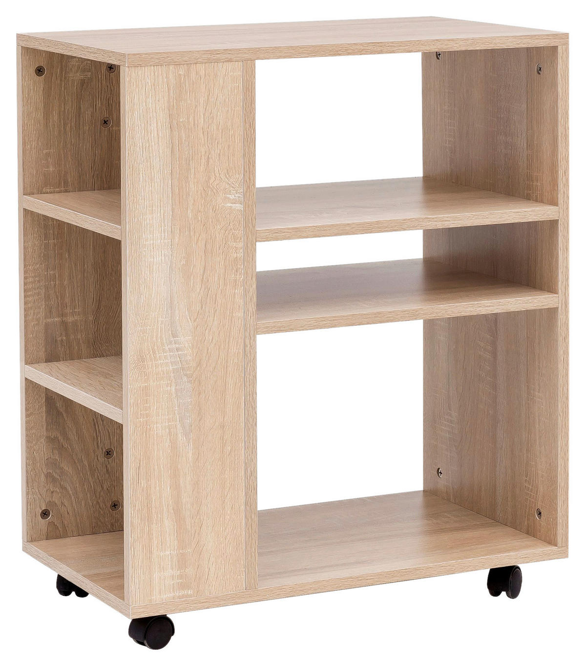Regal Eiche Sonoma Nachbildung B/H/T: ca. 60x75x35 cm Regal - Eiche (60,00/75,00/35,00cm) - Wohnling