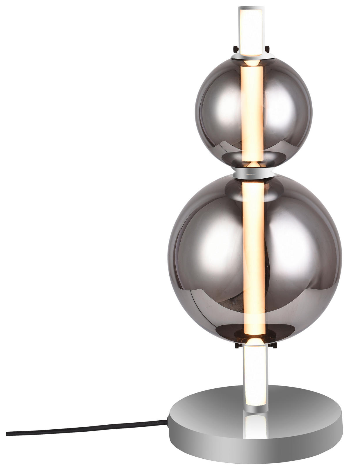 Näve Leuchten Tischleuchte 3191442 Chrom Aluminium Stahl H/D: ca. 44x18 cm null 1 Brennstellen Nova - Chrom (18,00/44,00cm) - Näve Leuchten