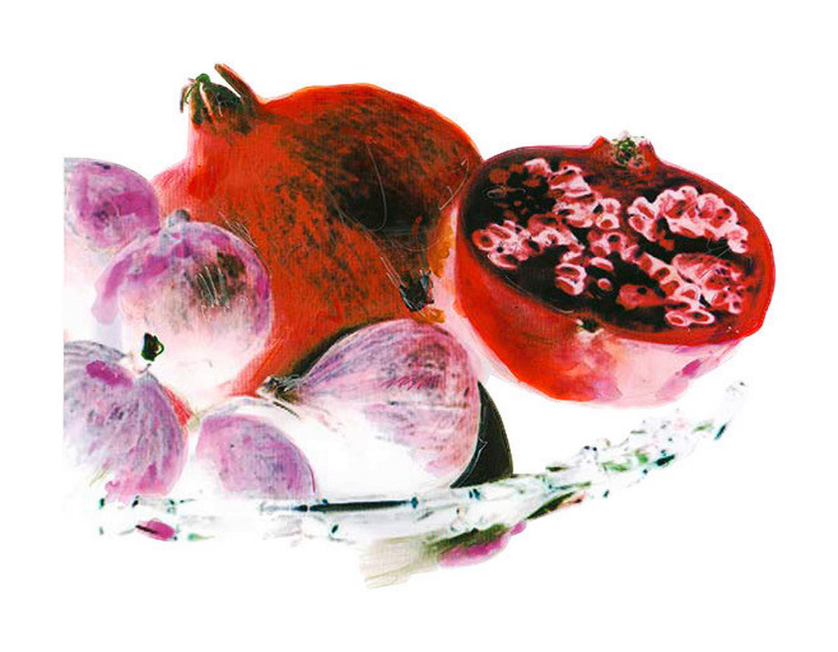 Komar Poster Dinner Mediterranean Pflanzen B/L: ca. 30x40 cm Dinner Mediterranean - (30,00/40,00cm) - Komar