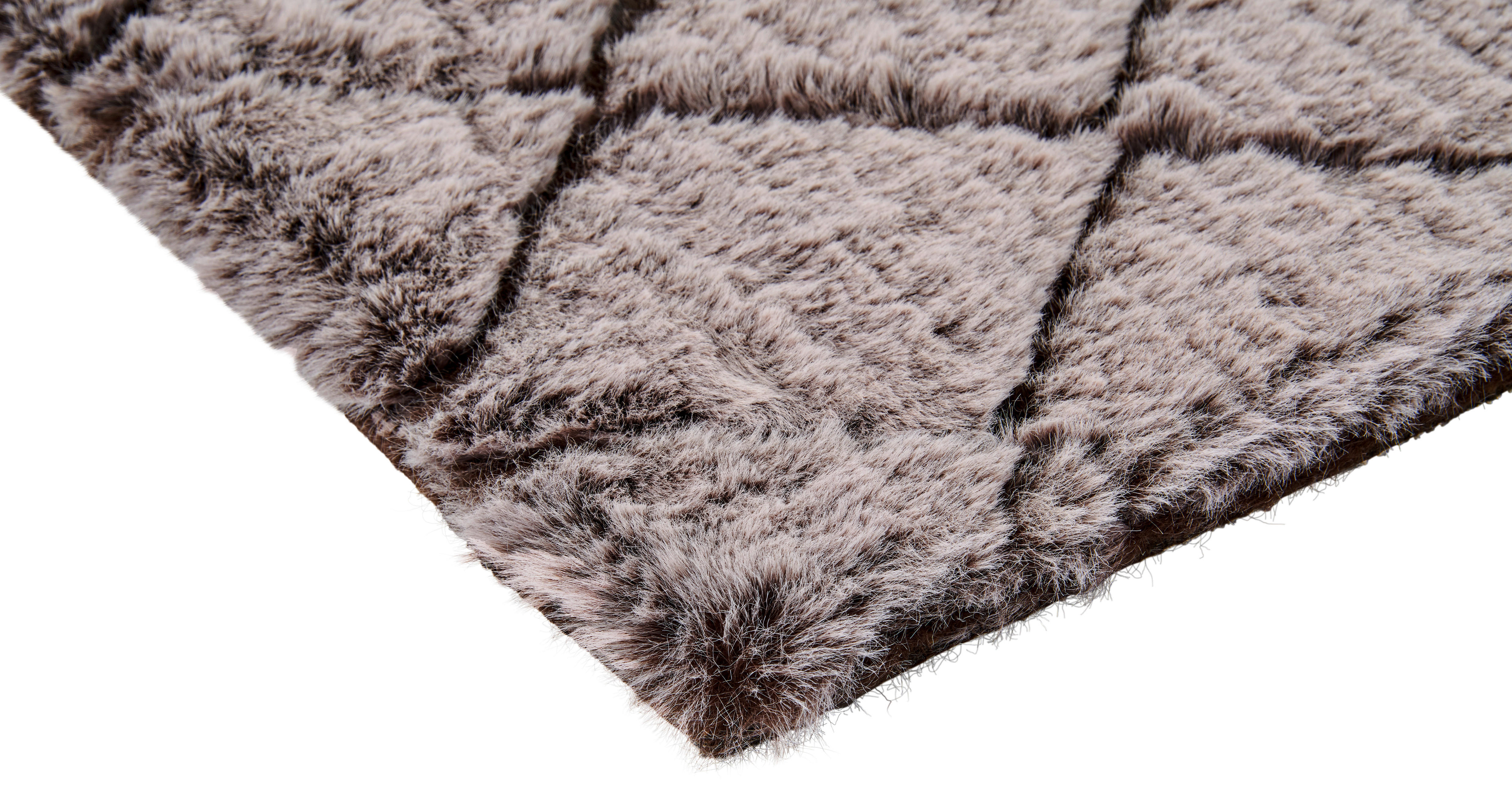 Thumbnail - Teppich Vichy natur B/L: ca. 120x160 cm