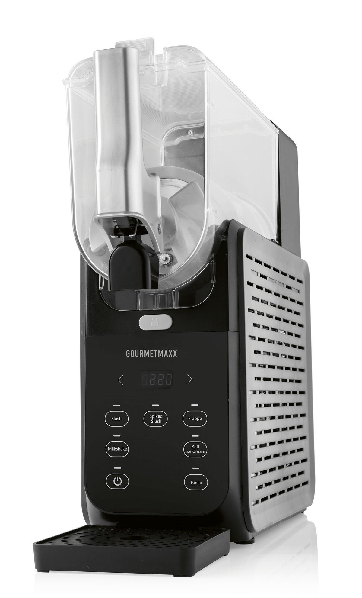 GOURMETmaxx Slushy Ice Maker 19174 schwarz Kunststoff B/H/L: ca. 23x50,5x50 cm Slushy_Ice_Maker 19174 - schwarz (50,00/23,00/50,50cm) - GOURMETmaxx