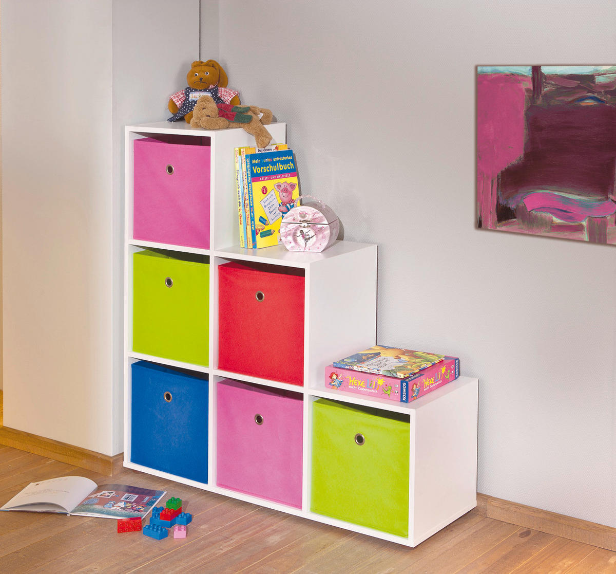 Raumteiler Cadore weiß B/H/T: ca. 105x109x33 cm Cadore - weiß (105,00/109,00/33,00cm) - Inter Link