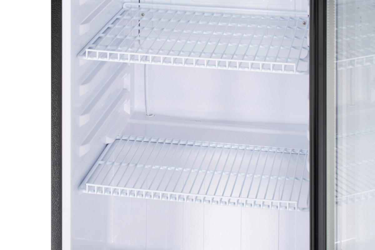 POCOline Glastürkühlschrank GTK144-235 DB schwarz B/H/T: ca. 54x144x55 cm Glastürkühlschrank GTK144-235 DB - schwarz (54,00/144,00/55,00cm) - POCOline