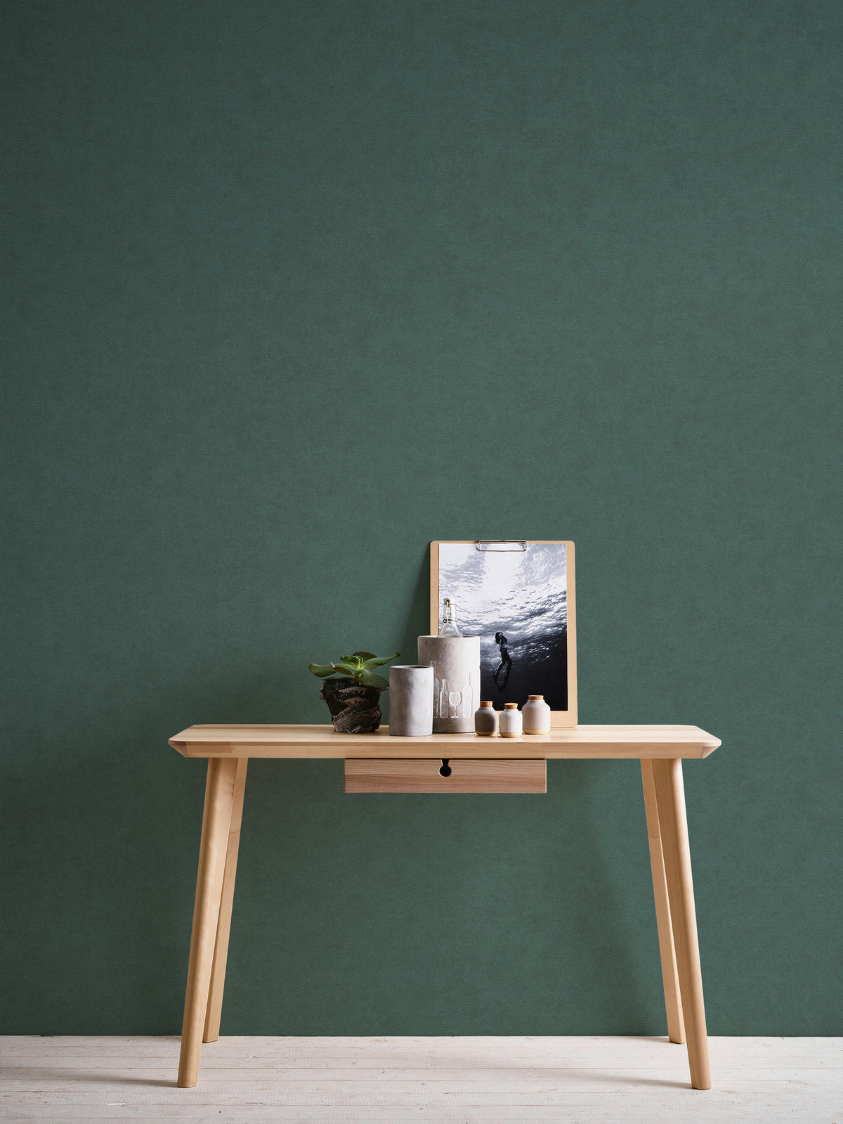 A.S.Creation Vliestapete grün B/H/D: ca. 53x1005x10,5 cm Vliestapete - grün (10,50/1005,00cm) - A.S.Creation