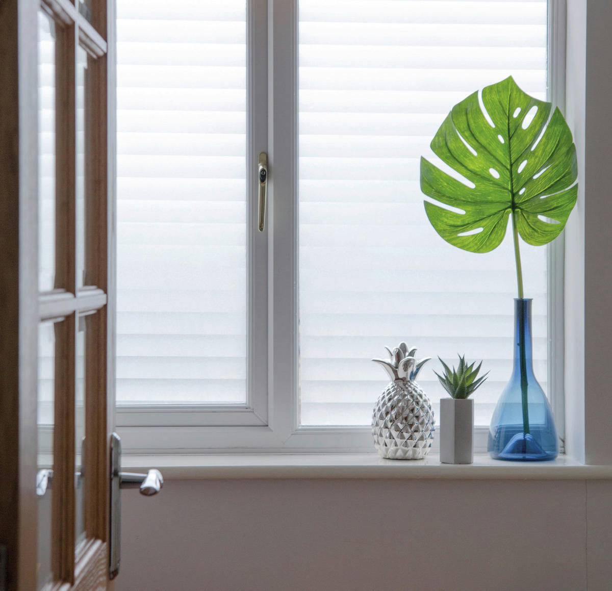 d-c-fix Fensterfolie Jalousie Jalousie Jalousie weiß transparent B/L: ca. 45x200 cm Jalousie - weiß/transparent (45,00/200,00cm) - d-c-fix
