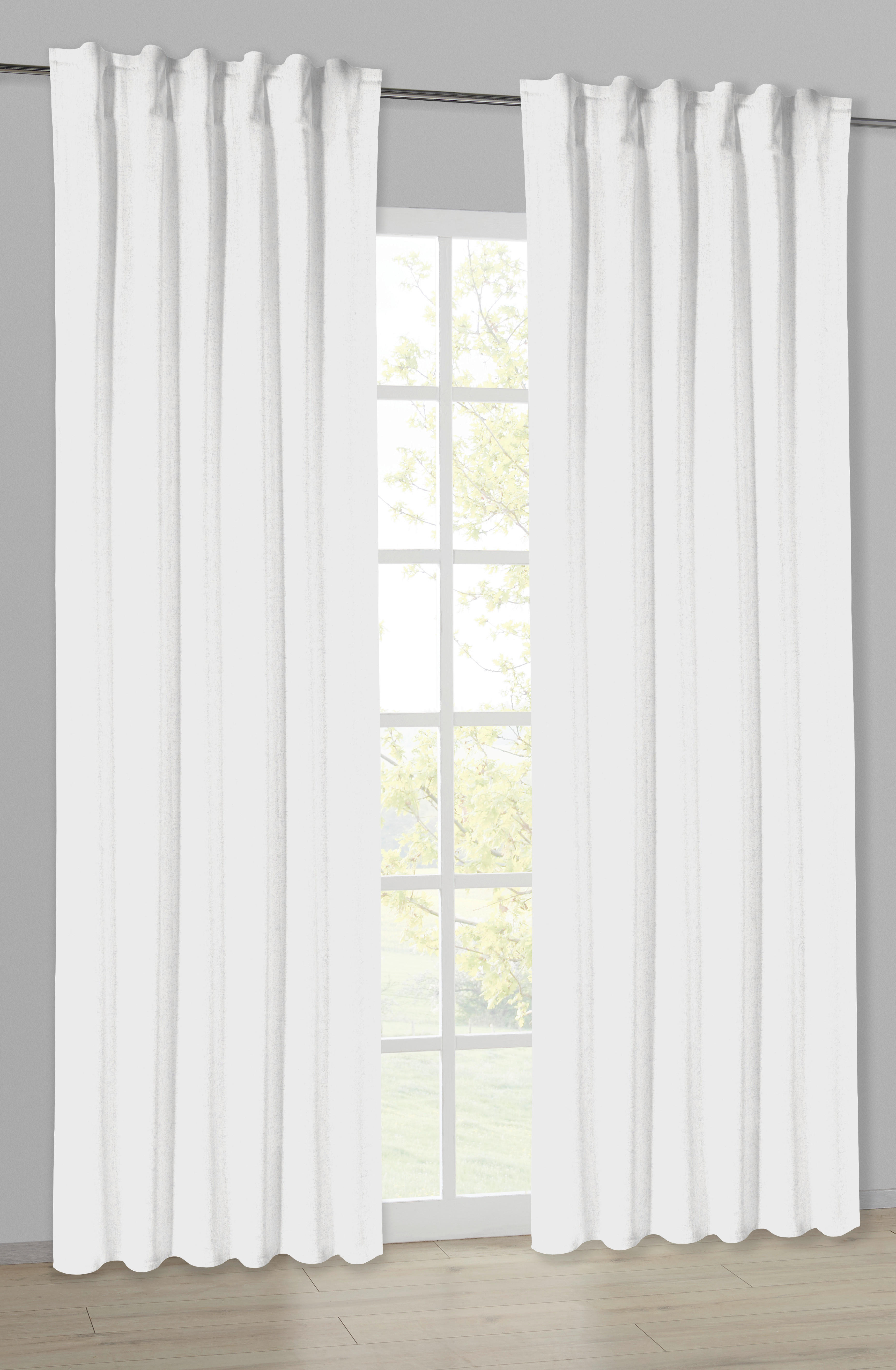 POCOline Kombivorhang Ulrich weiß B/L: ca. 135x245 cm Ulrich - weiß (135,00/245,00cm) - POCOline