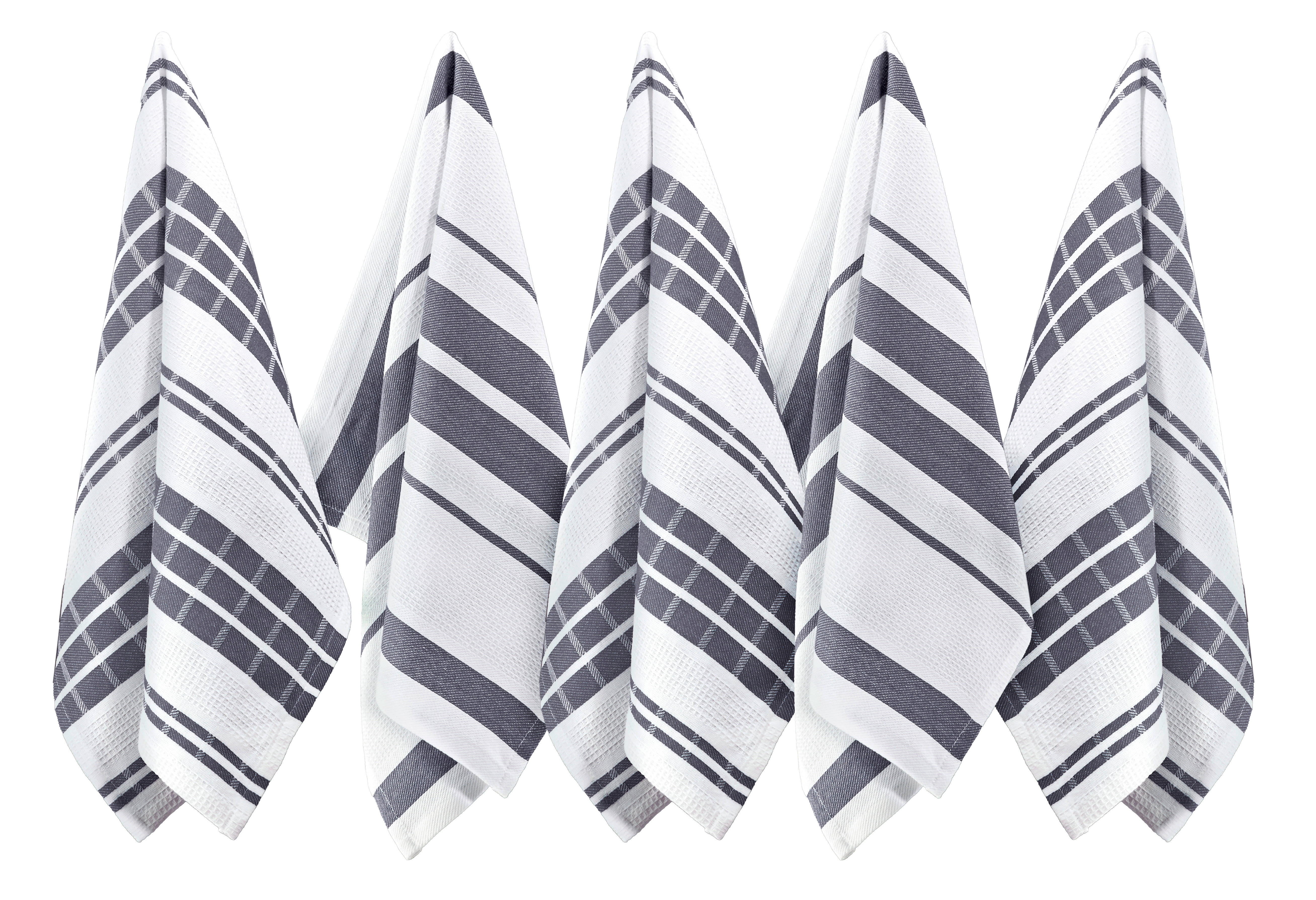 Geschirrtuch Geschirrtuch_5erPack 45x70 grau - grau (45,00/70,00cm) - POCOline