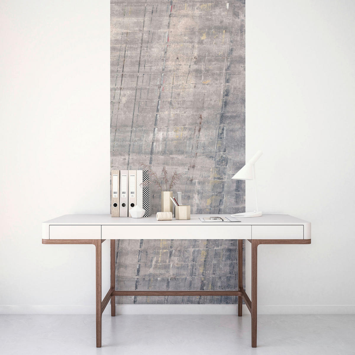 Komar Fototapete Concrete Panel B/L: ca. 100x250 cm Concrete Panel - (100,00/250,00cm) - Komar