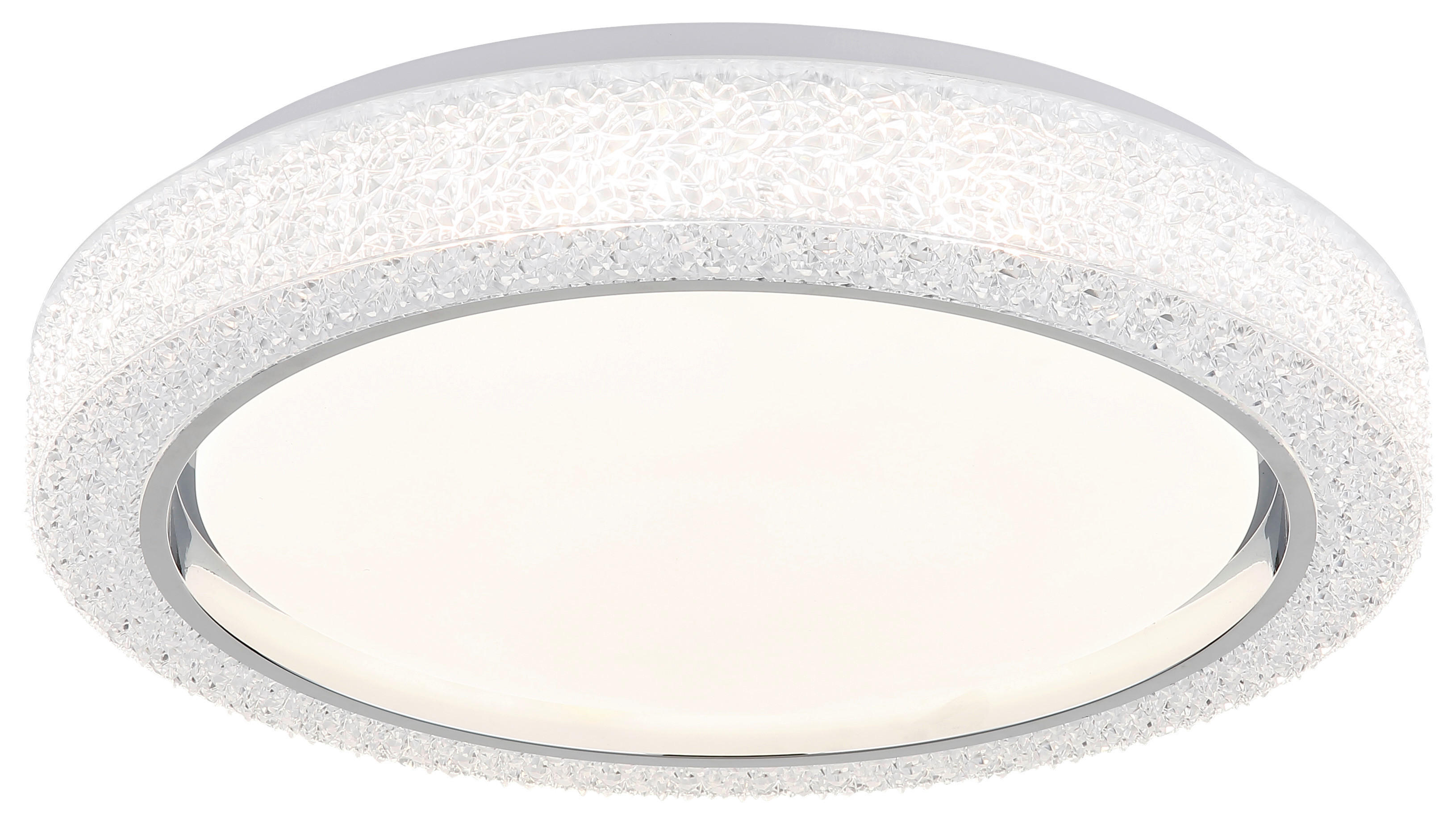 GLOBO Deckenleuchte weiß Opal Kunststoff H/D: ca. 8x40 cm 1 Brennstellen LIAMI - weiß/Opal (40,00/8,00cm) - GLOBO