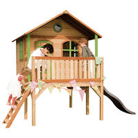 AXI Spielhaus Sophie grün B/H/L: ca. 380x274x212 cm Sophie - braun/grün (212,00/380,00/274,00cm) - AXI