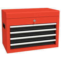B/H/L: ca. 24,5x45x32,5 cm Werkzeugkasten - rot (32,50/24,50/45,00cm) - DURHAND