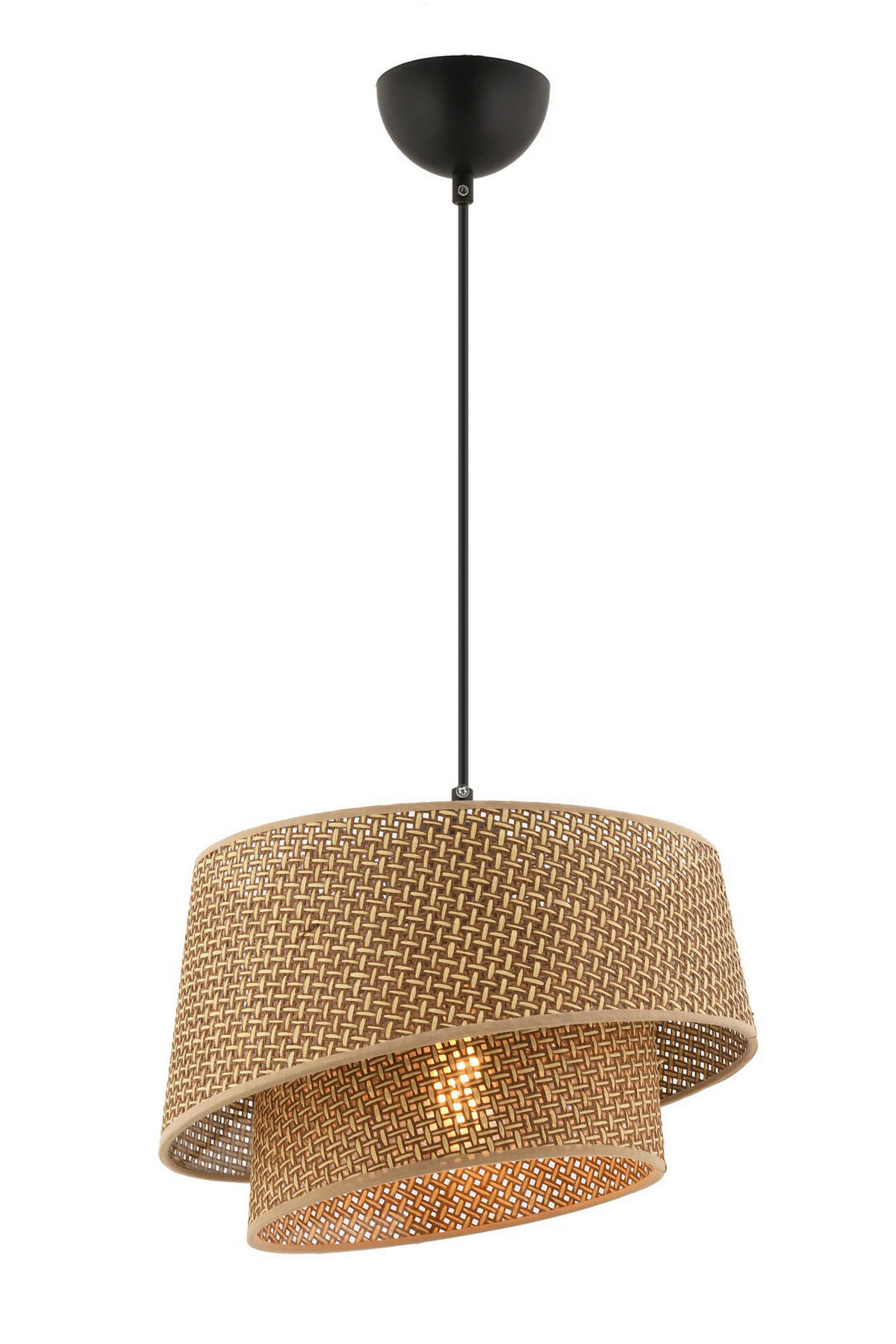 Opviq Pendelleuchte beige Metall Stoff B/H/L: ca. 32x65x32 cm E27 1 Brennstellen Barette Hazeran - beige (32,00/32,00/65,00cm) - Opviq