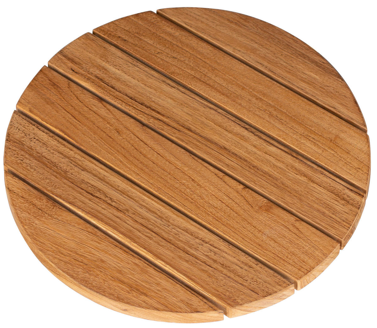 deVries Dreteller teak Teakholz B/H/L/D: ca. 40x5x40x40 cm Drehteller - teak (40,00/40,00/5,00cm) - deVries