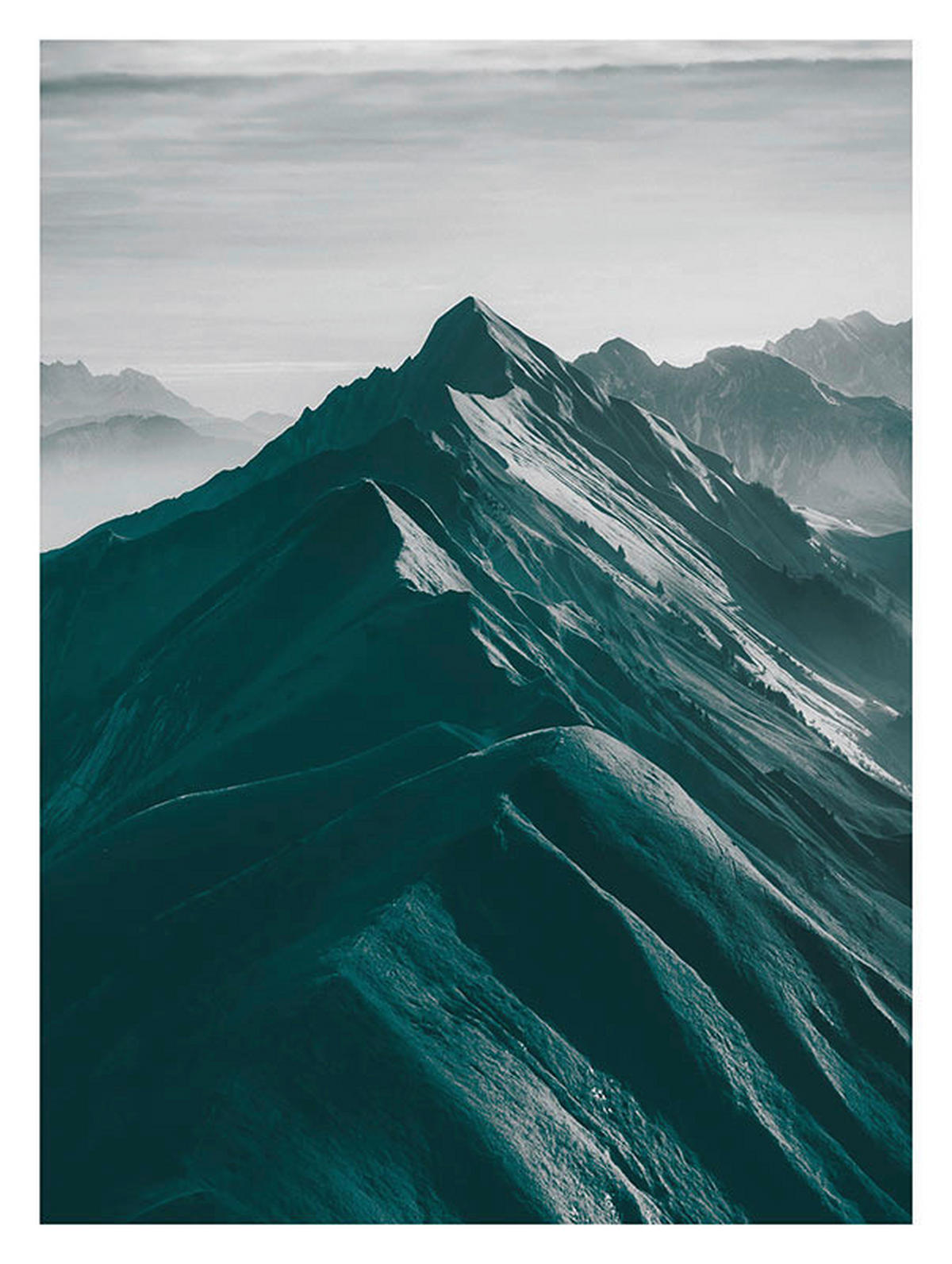 Komar Poster Mountains Top Berge B/L: ca. 30x40 cm Mountains Top - (30,00/40,00cm) - Komar