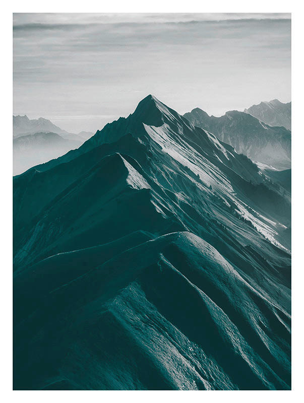 Komar Poster Mountains Top Berge B/L: ca. 30x40 cm günstig online kaufen