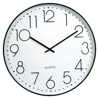 Wanduhr weiß D: ca. 50 cm Wanduhr_Quartz - weiß (50,00cm)