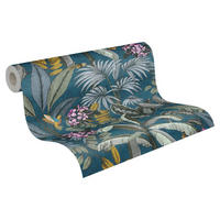 A.S.Création Vliestapete grün blau gelb B/H/D: ca. 53x1005x8 cm Vliestapete - blau/gelb (8,00/1005,00cm) - A.S.Creation