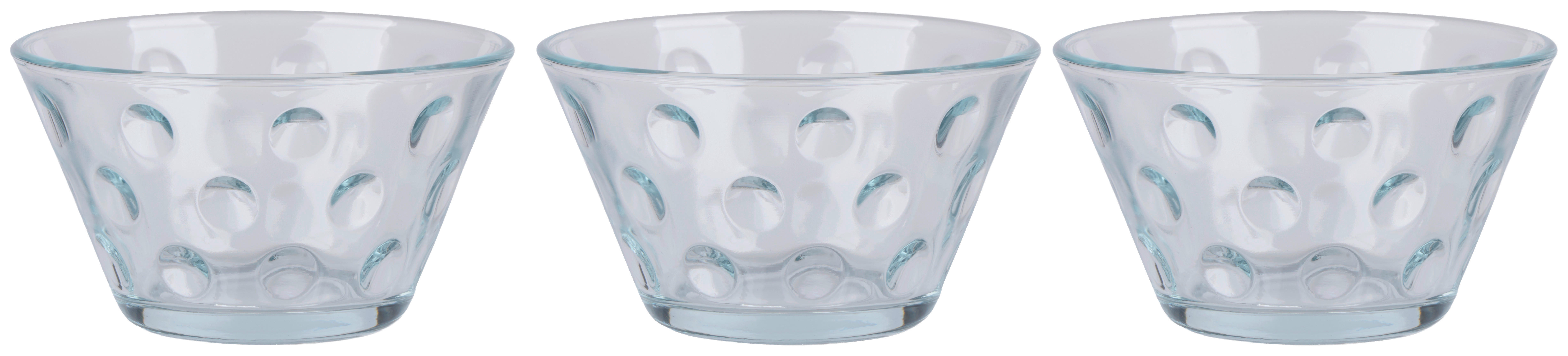 Schalen-Set transparent Glas B/H/L: ca. 20x13x43 cm Schalenset_3tlg. - transparent (43,00/20,00/13,00cm)