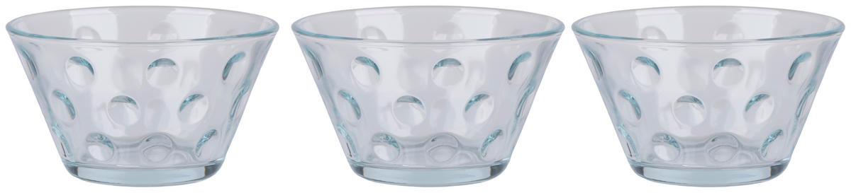 Schalen-Set transparent Glas B/H/L: ca. 20x13x43 cm Schalenset_3tlg. - transparent (43,00/20,00/13,00cm)
