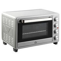HOMCOM Küchengerät 800-087SR silber Polypropylen B/H/L: ca. 38,1x52,2x33,5 cm Minibackofen - silber (33,50/38,10/52,20cm) - HOMCOM
