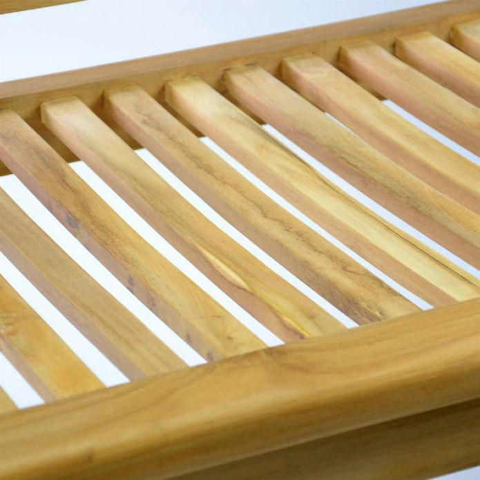 VCM Gartenbank braun Teakholz B/H/L: ca. 60x90x180 cm Gartenbank_3-Sitzer - braun (180,00/60,00/90,00cm) - VCM