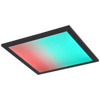 Reality LED-Deckenleuchte Beta R67663032 schwarz Metall B/H/T: ca. 29,5x50x29,5 cm 1 Brennstellen Beta - schwarz (29,50/50,00/29,50cm) - Reality