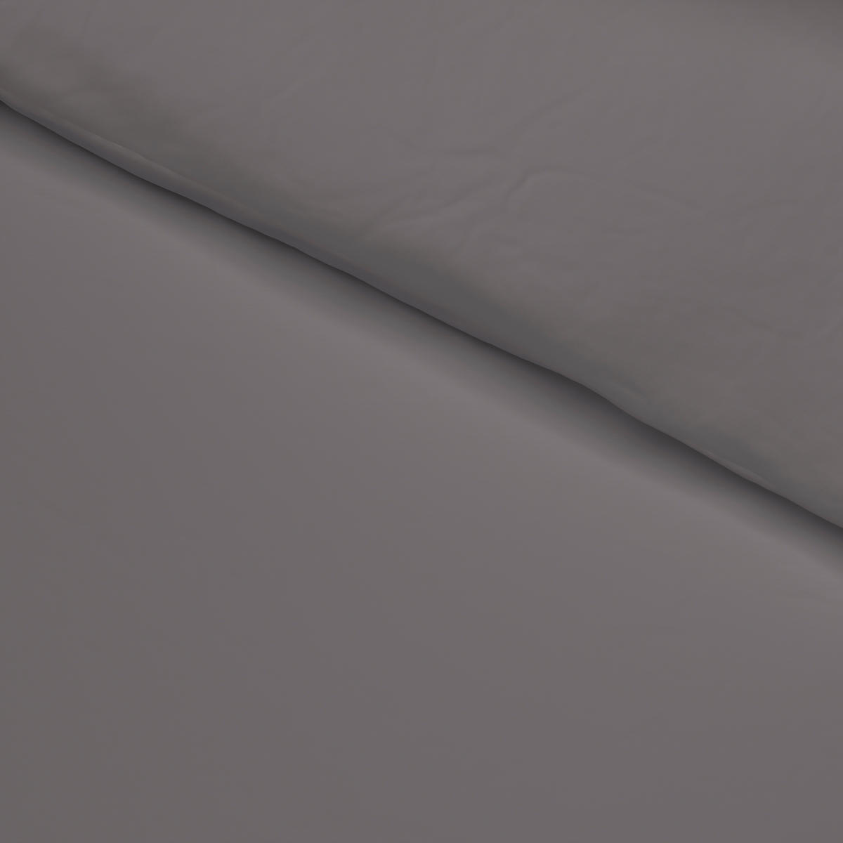 Baumwoll Bettwäsche Renforce Bettwäsche_Renforce Uni 135x200cm - anthrazit (135,00/200,00cm) - beau rêve