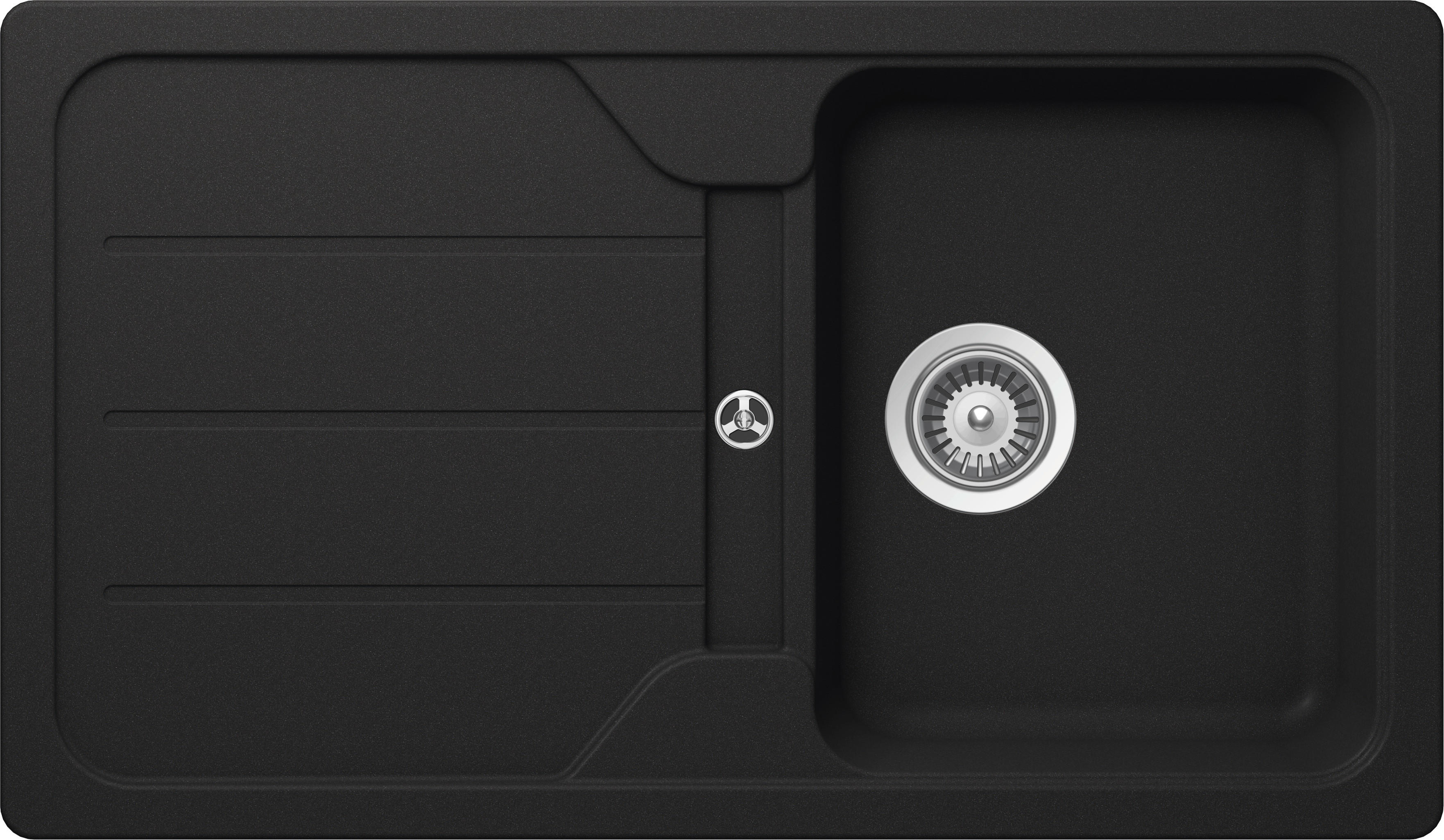 SCHOCK Einbauspüle Formhaus Onyxgrau Cristalite B/H/T: ca. 78x29,8x50 cm Formhaus - Onyxgrau (78,00/29,80/50,00cm) - SCHOCK