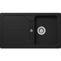 SCHOCK Einbauspüle Formhaus Onyxgrau Cristalite B/H/T: ca. 86x29,8x50 cm Formhaus - Onyxgrau (86,00/29,80/50,00cm) - SCHOCK