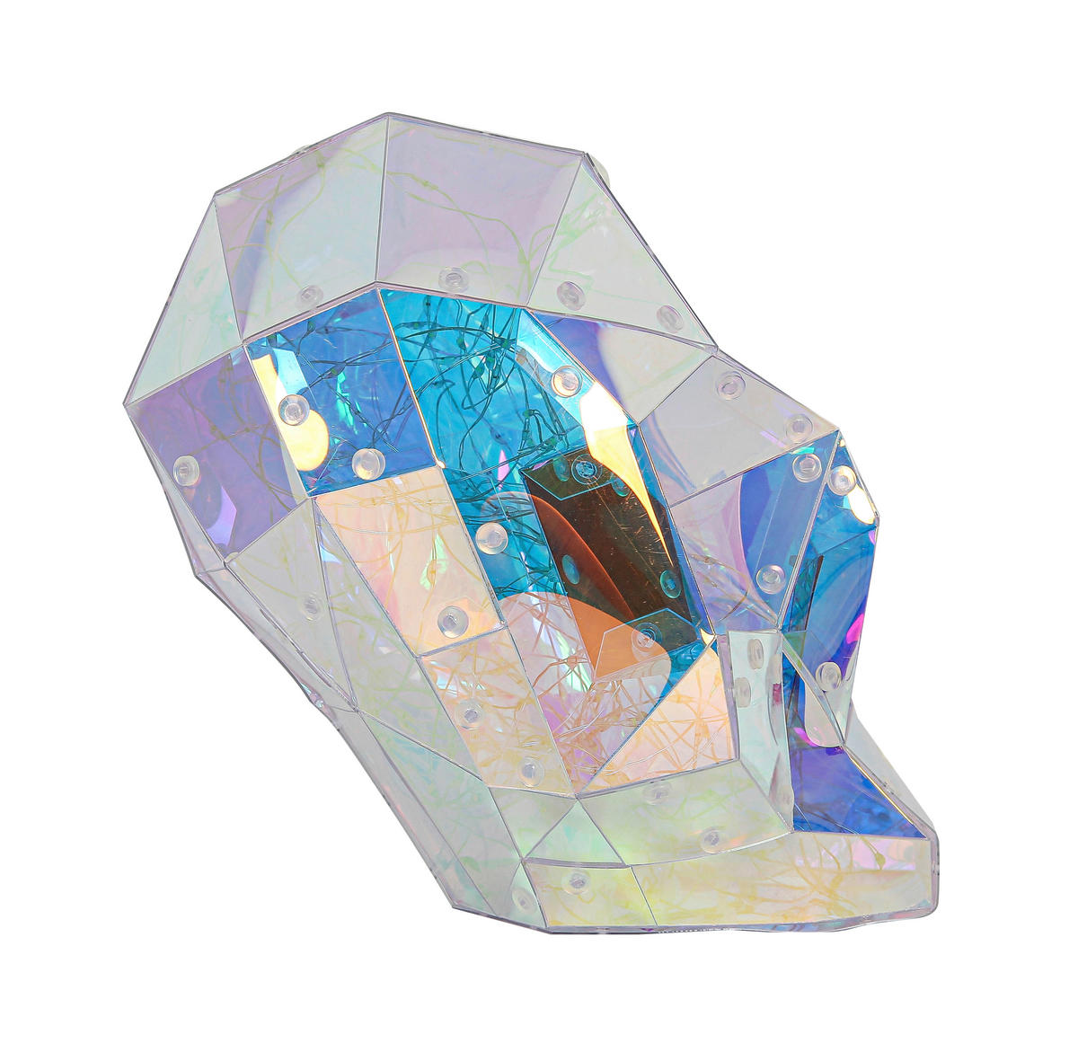 Nolo Tischleuchte transparent B/H/L: ca. 17x17x23 cm LED-Tischleuchte_Totenkopf - transparent (23,00/17,00/17,00cm) - Nolo