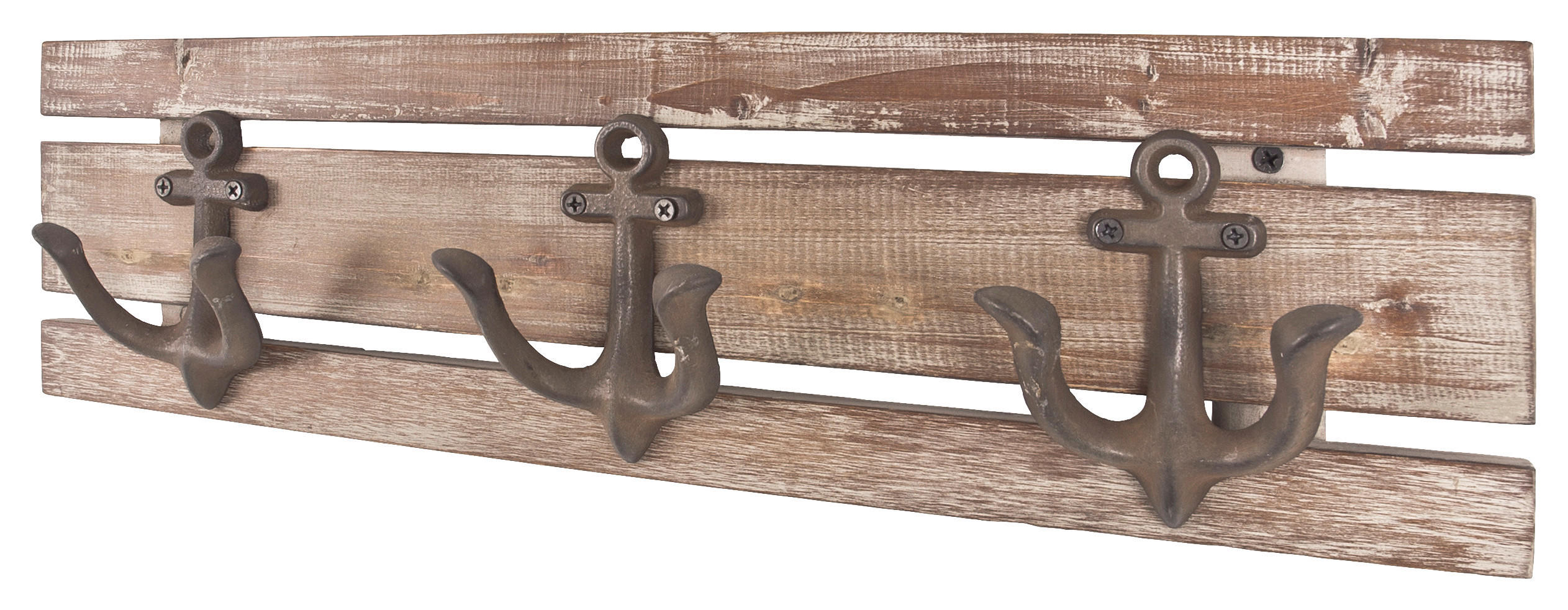Garderobenleiste  Vintage Optik Kiefer B/H/T: ca. 50x14x7 cm Sailor 3_Garderobenleiste 28912 - (50,00/14,00/7,00cm)
