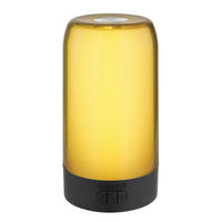GLOBO LED-Tischleuchte silber schwarz Kunststoff Aluminium H/D: ca. 18,8x10 cm SANDRINA - schwarz/silber (10,00/18,80cm) - GLOBO