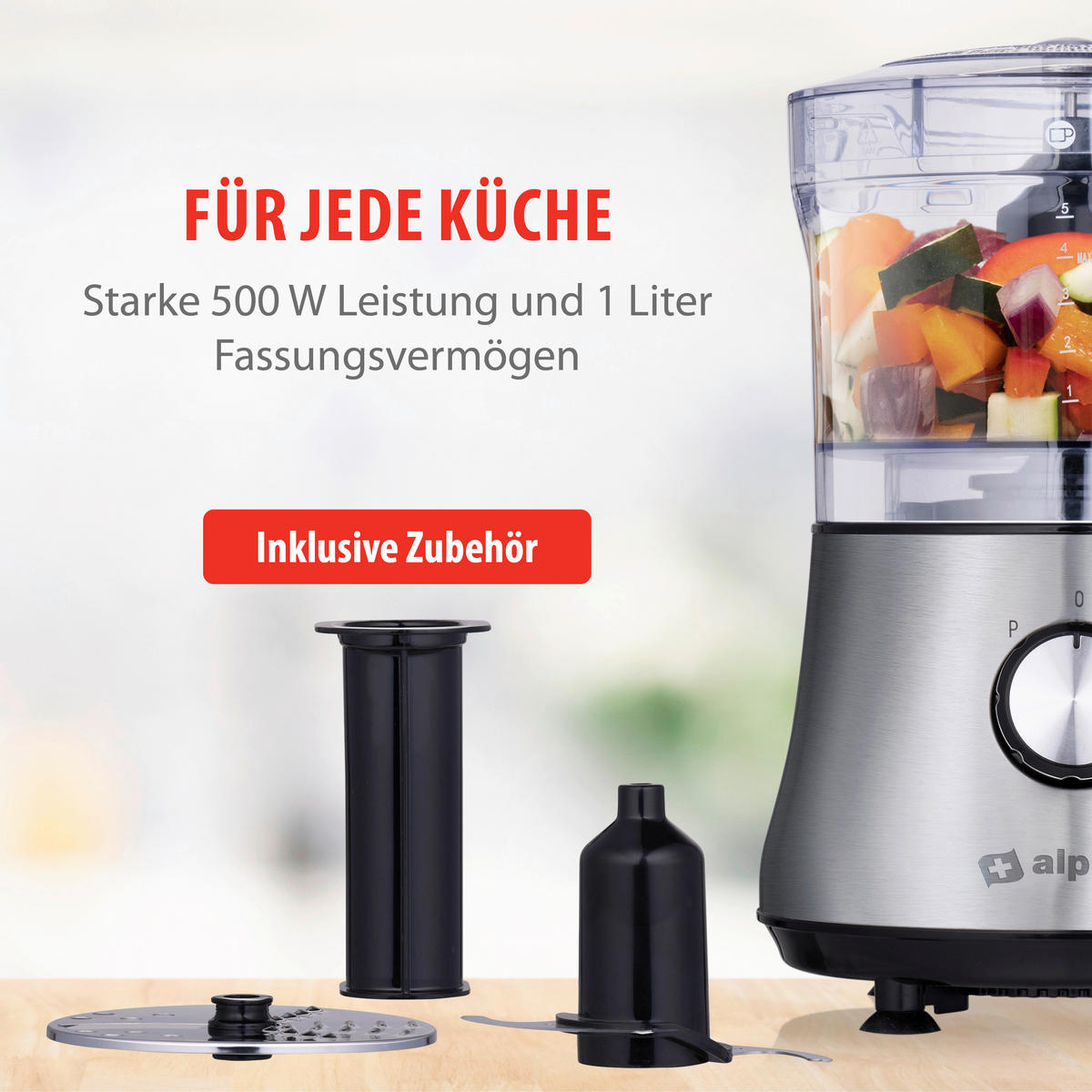 Alpina Küchenmaschine silber Küchenmaschine - silber - Alpina