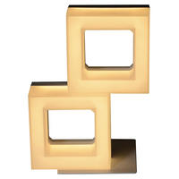 Näve Leuchten LED-Tischleuchte weiß Kunststoff Metall B/H/T: ca. 18x25x10 cm MOGGI - weiß (18,00/25,00/10,00cm) - Näve Leuchten