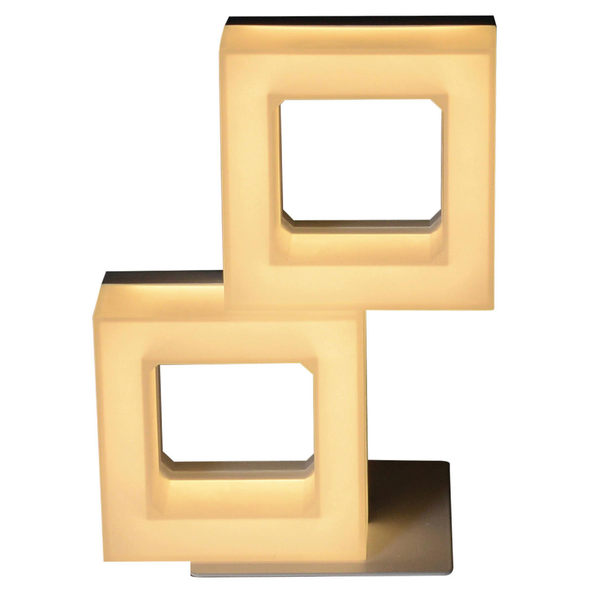 Näve Leuchten LED-Tischleuchte weiß Kunststoff Metall B/H/T: ca. 18x25x10 cm MOGGI - weiß (18,00/25,00/10,00cm) - Näve Leuchten