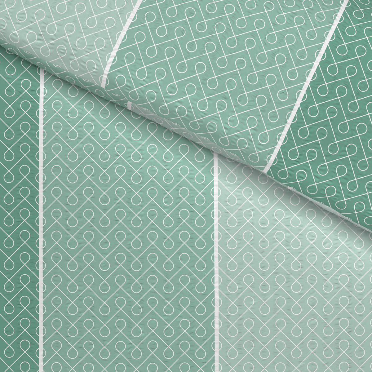 Seersucker Bettwäsche Bettwäsche_Micro-Seersucker petrol - petrol (135,00/200,00cm)