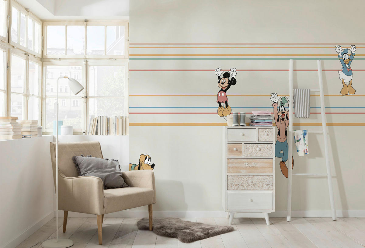 Komar Fototapete Mickey Hanging with Friends B/L: ca. 300x250 cm Mickey Hanging with Friends - (300,00/250,00cm) - Komar