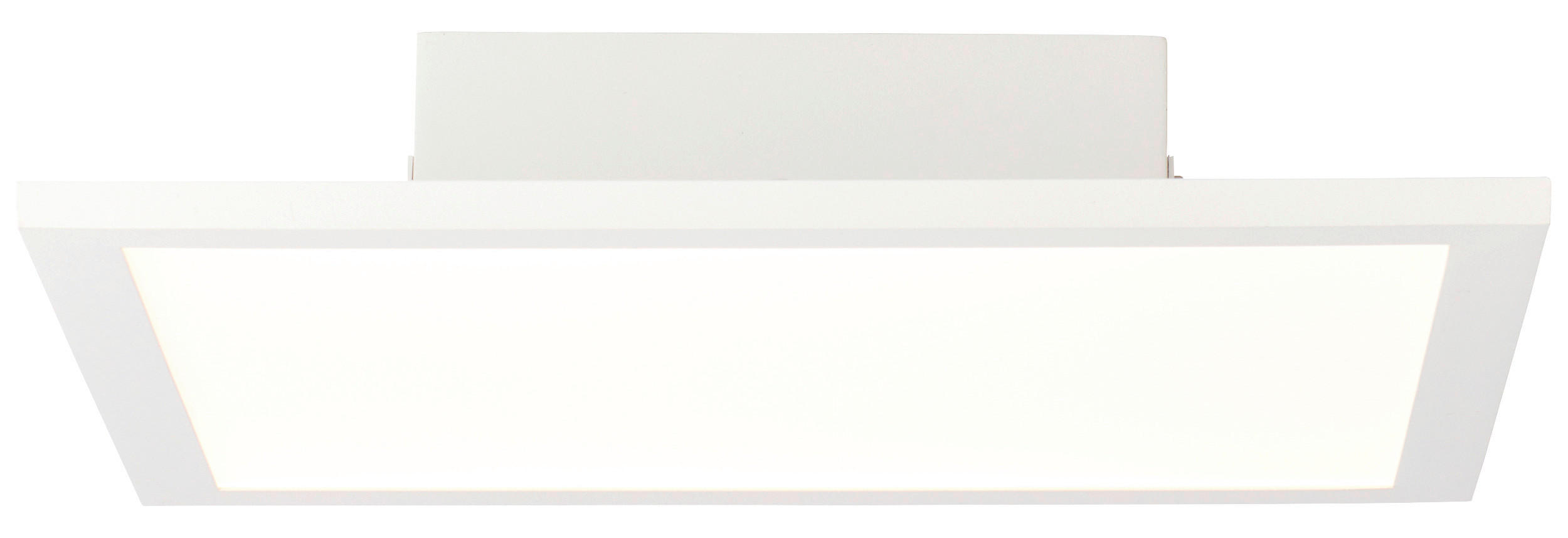 Brilliant Deckenleuchte Buffi G90355A85 weiß Metall Kunststoff B/H/L: ca. 29,5x5x29,5 cm Buffi - weiß (29,50/29,50/5,00cm) - Brilliant