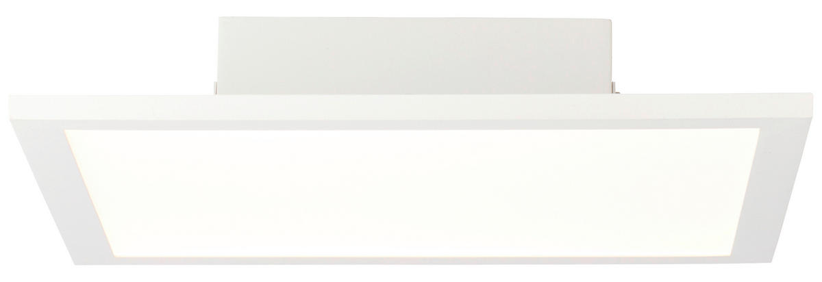 Brilliant Deckenleuchte Buffi G90355A85 weiß Metall Kunststoff B/H/L: ca. 29,5x5x29,5 cm Buffi - weiß (29,50/29,50/5,00cm) - Brilliant