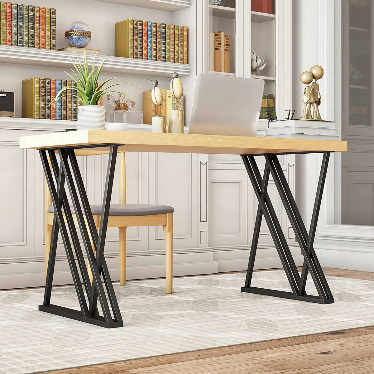 Tischgestell OS  MA67 schwarz matt pulverbeschichtet B/H: ca. 55x72 cm OS  MA67 - schwarz (55,00/72,00cm) - moebel17